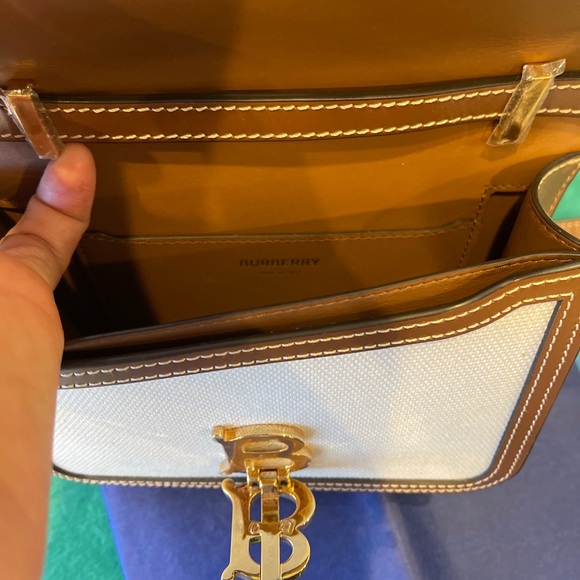 COPY - Burberry Monogram Clasp Small Shoulder Bag, open to offers. - Picture 12 of 17